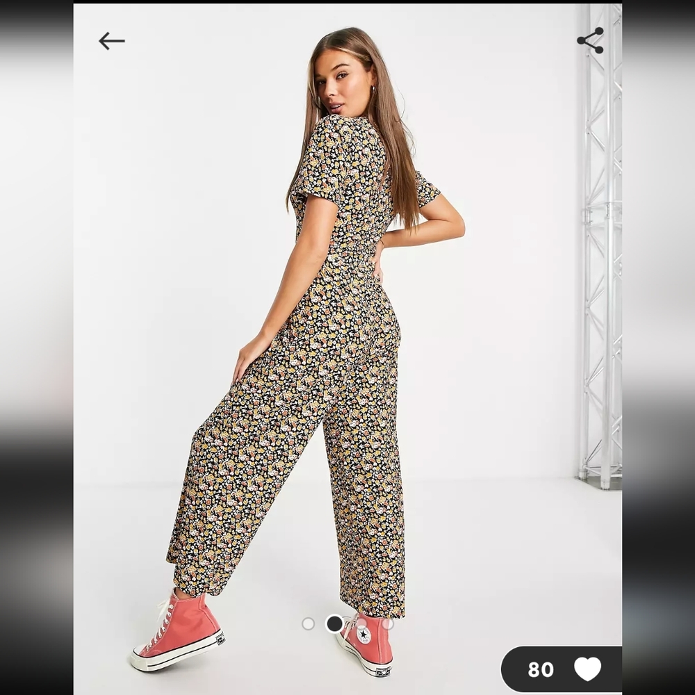 ASOS relaxed belted jumpsuit